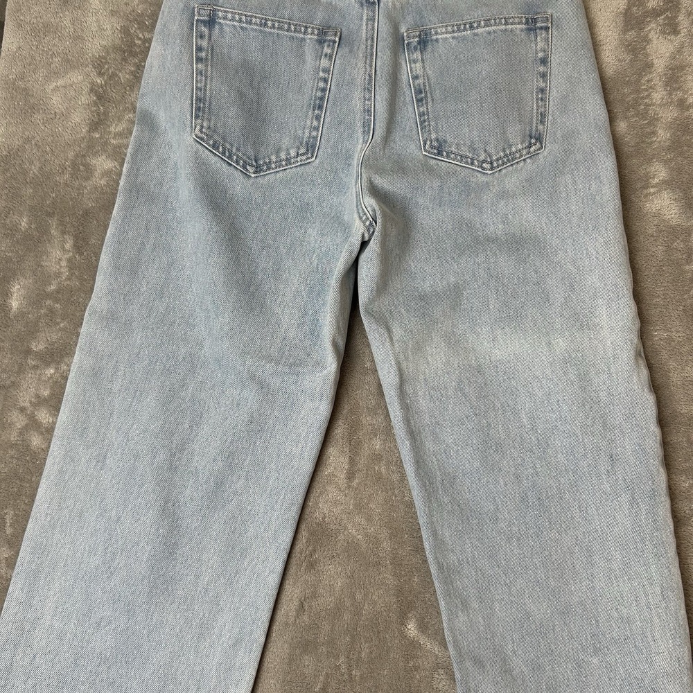 Assembly Label Jeans Straight Relaxed Fit Blue Denim Jeans Women's Size 8 - Picture 7 of 16